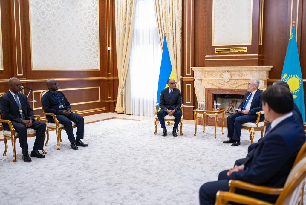 Rwanda/Kazakhstan:President Kagame has arrived in Astana.