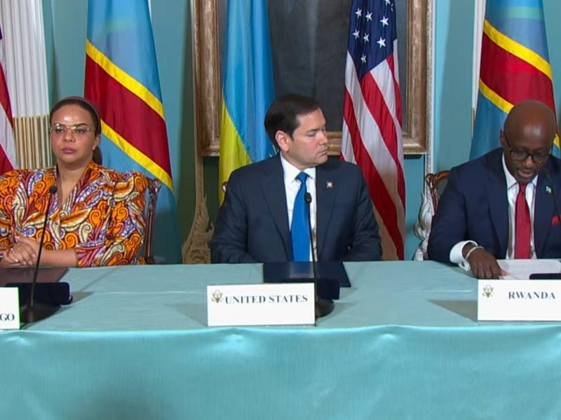 Itsinda rya RDC ryageze Washington amasezerano n’u Rwanda arashyirwaho umukono