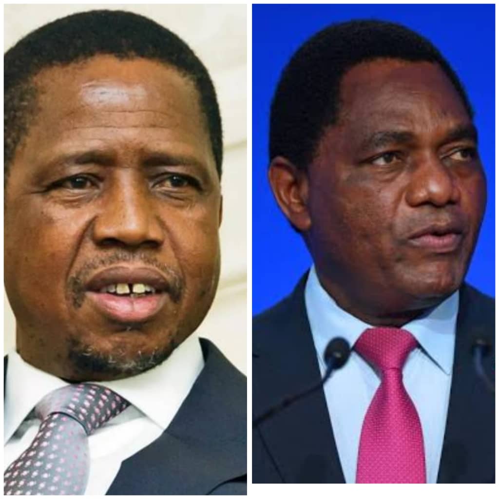 Zambia:Hakainde Hichilema ntazangerere k’umurambo cyangwa ku gituro/Perezida Edgar Lungu.