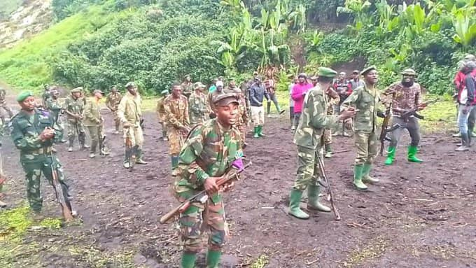 Rutshuru:imirwano ikaze yongeye guhanganisha umutwe wa m23 n’umutwe wa Wazalendo muri Nyamilima