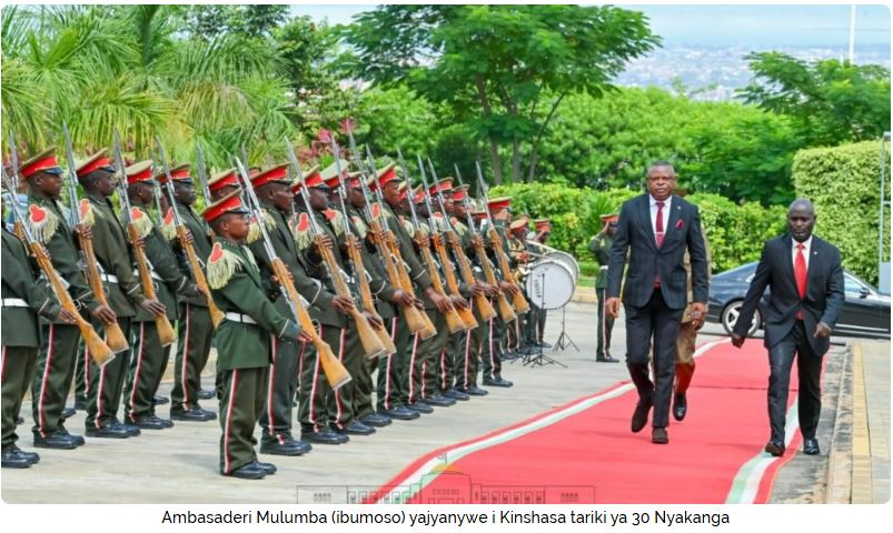 Ambasaderi wa RDC mu Burundi n’abandi bakozi bakekwaho imikoranire n’imitwe yitwaje intwaro