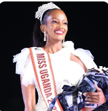 Miss Uganda 2025: Ikamba rya Muhoza Trivia Elle ryazamuye impaka ku mbuga nkoranyambaga