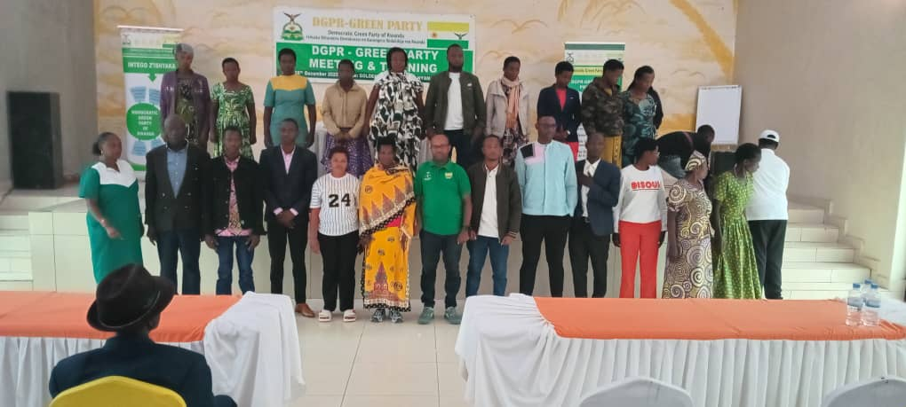 Nyamagabe:ishyaka rya greenParty ryahuguye abarwanashyaka baryo muri aka karere