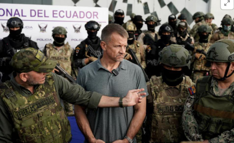 Menya umukuru w’abacancuro ba black water Eric Prince uwo ariwe waraye afashwe na m23